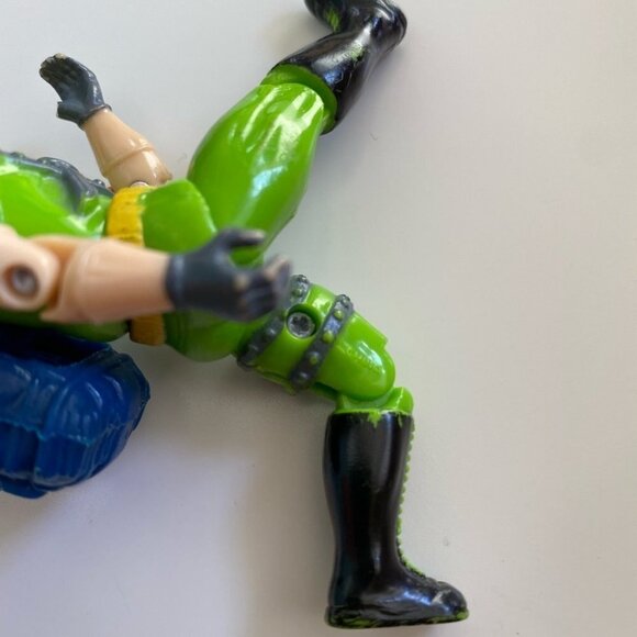 Lanard CORPS THE GASMAN ACTION FIGURE 1990s Vintage with Backpack Broken Thumb - Picture 7 of 8